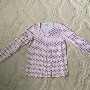 Roller Rabbit! Perfect condition size small hearts pajamas!